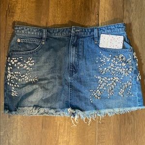 Free People Denim Skirt